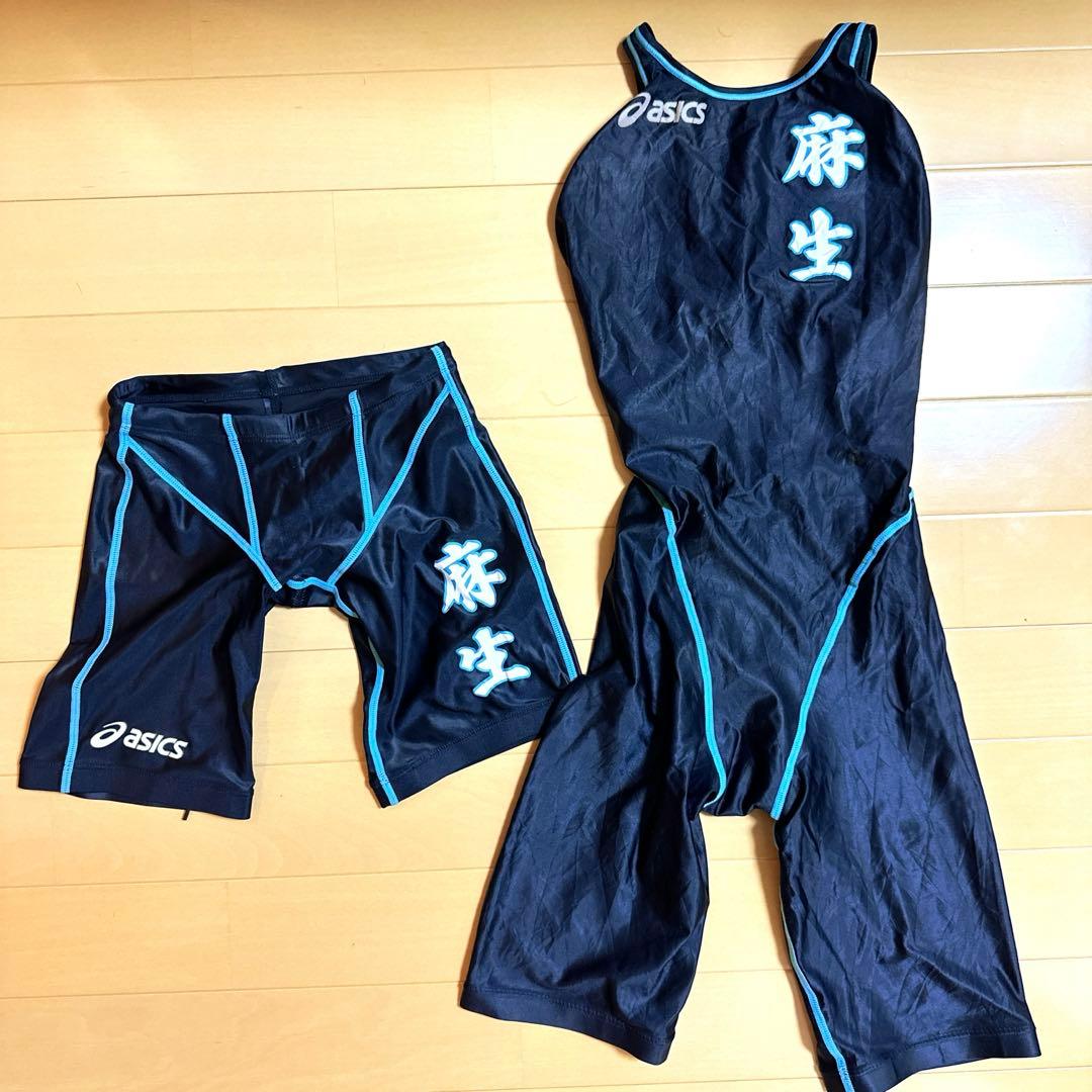 p*a様 極美品 asics 初期スプラッシャー 競泳水着 同色男女ペア 激レア