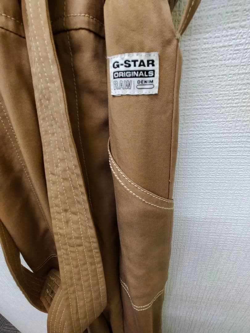 G-STAR RAW 未使用タグ付きブラウンサロペット