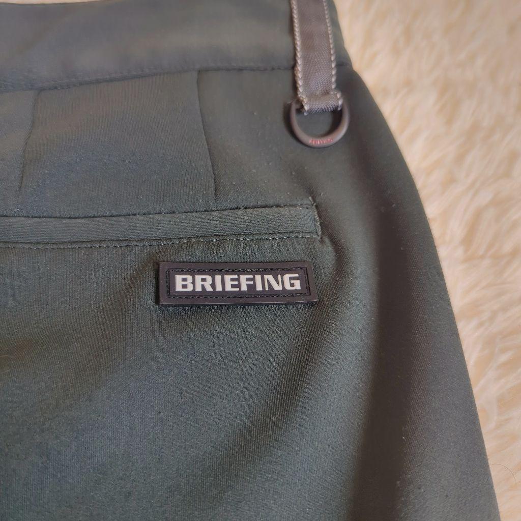 BRIEFING M BRG211M36 ジョガーパンツ ストレッチ 3Dロゴ