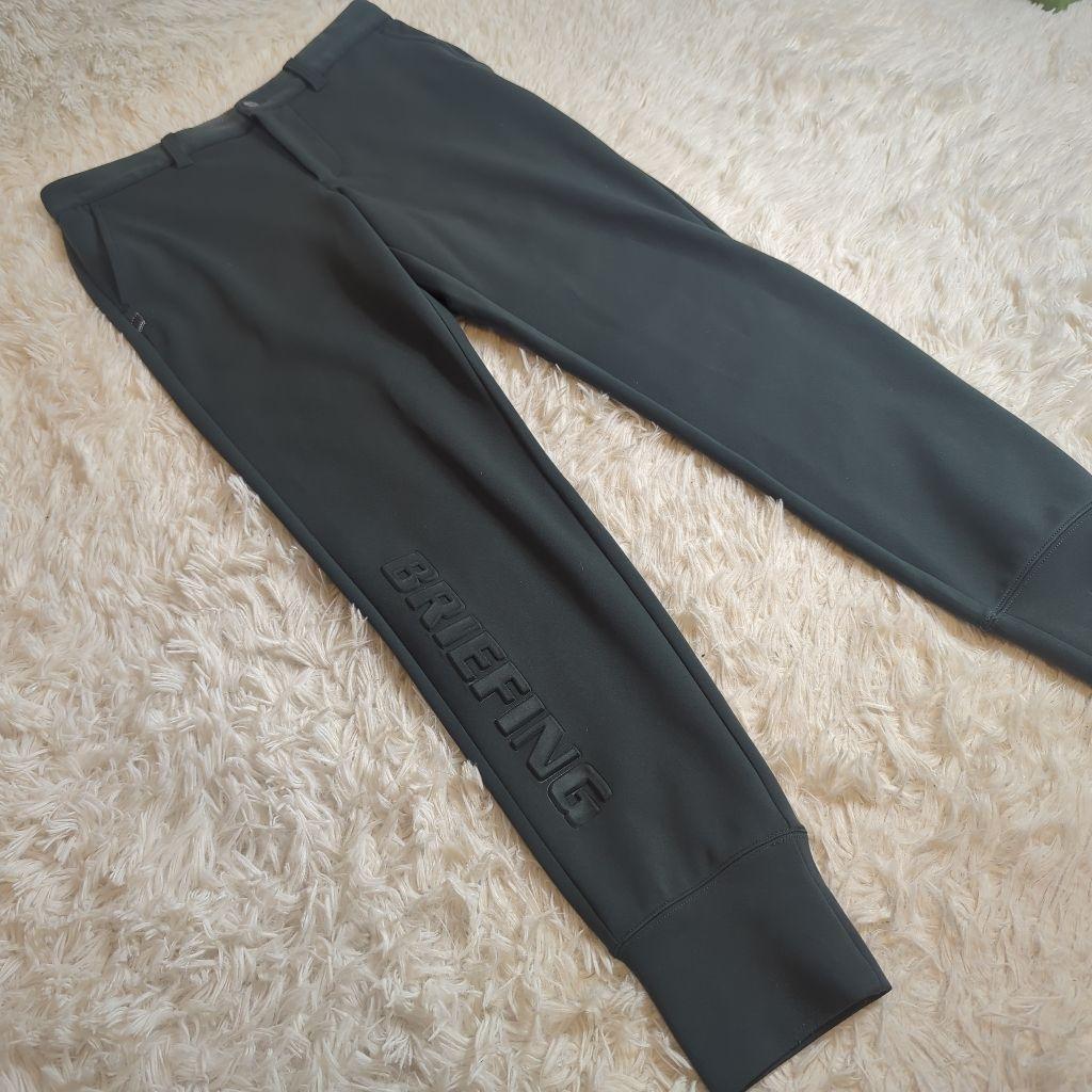 BRIEFING M BRG211M36 ジョガーパンツ ストレッチ 3Dロゴ