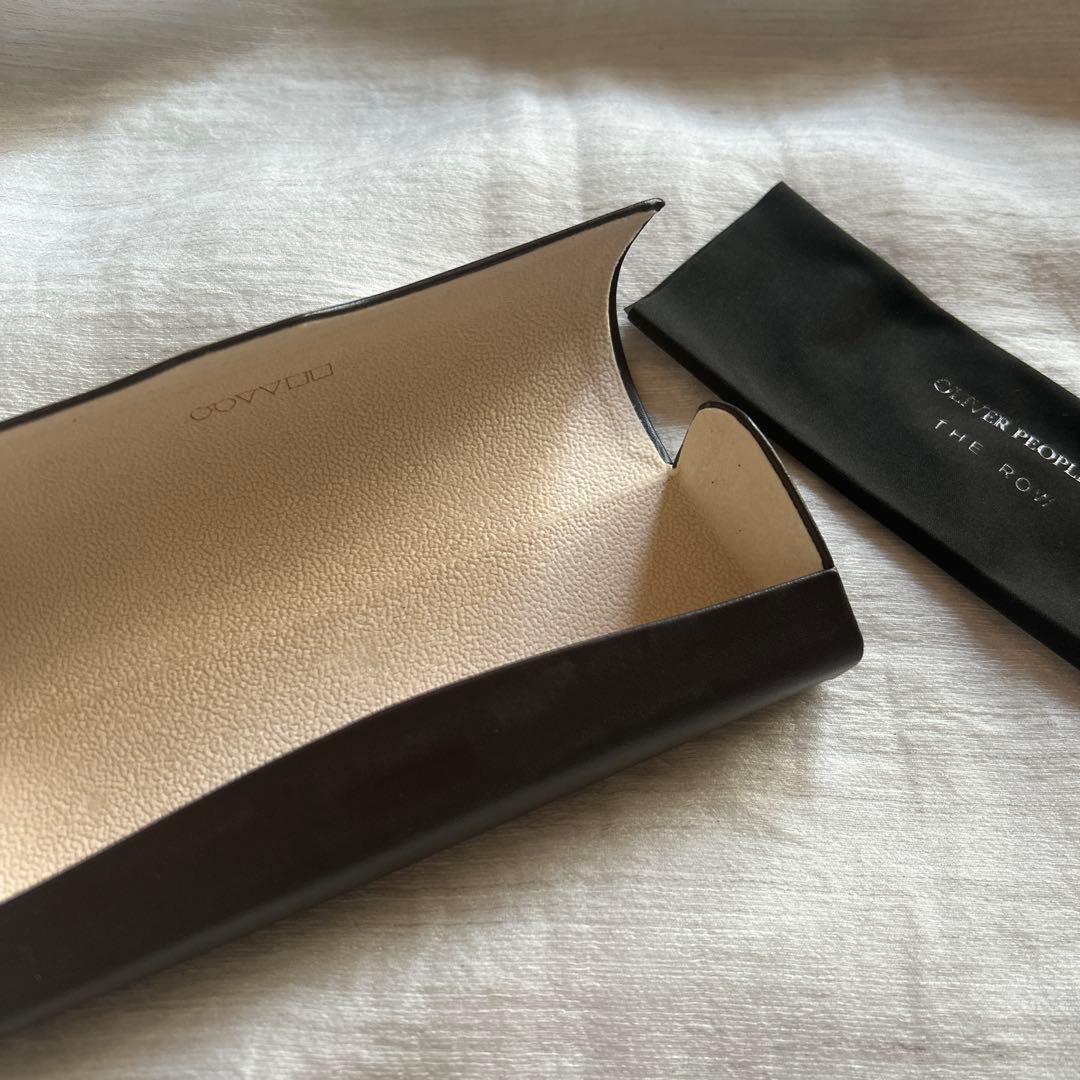 OLIVER PEOPLES × THE ROWゴールドフレーム サングラス