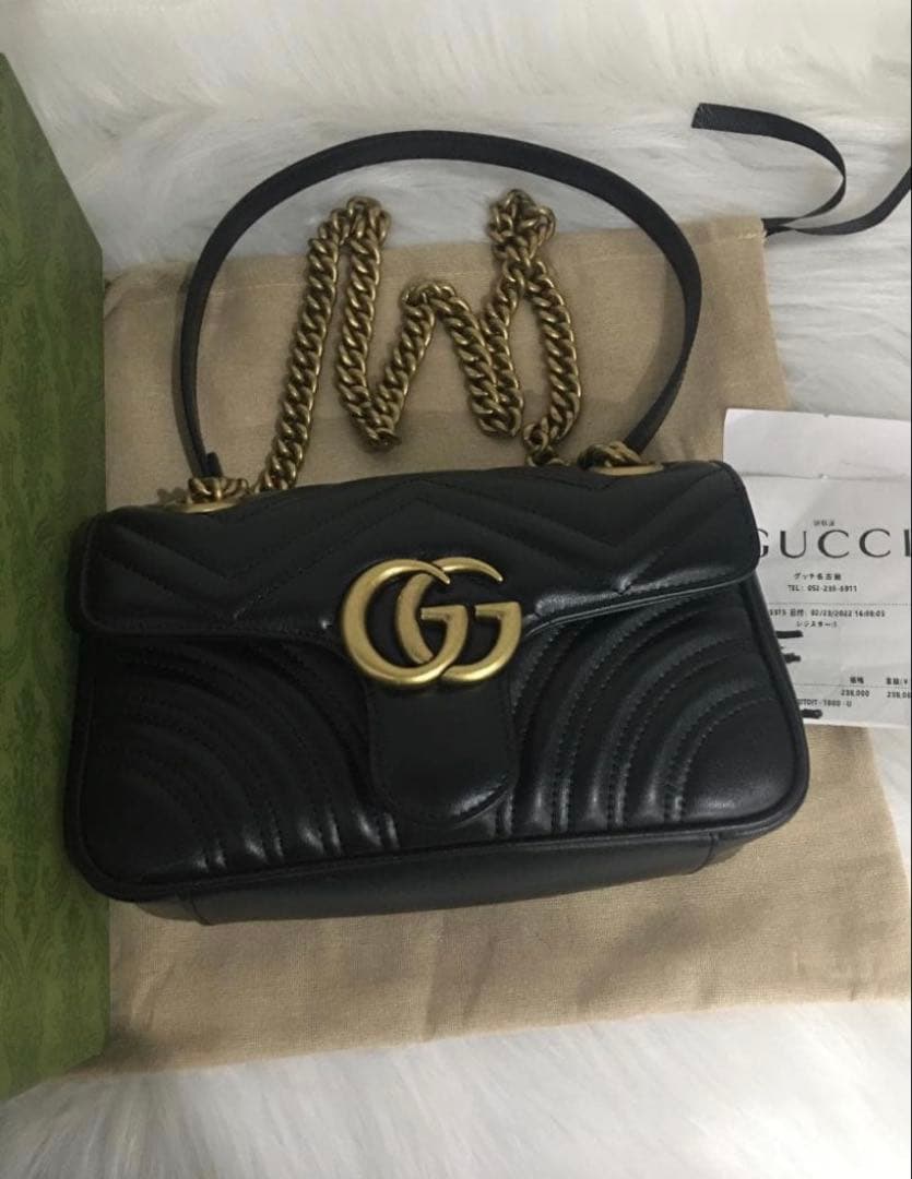 マーモント 443497 ミニ チェーン ショルダー バッグGUCCI
