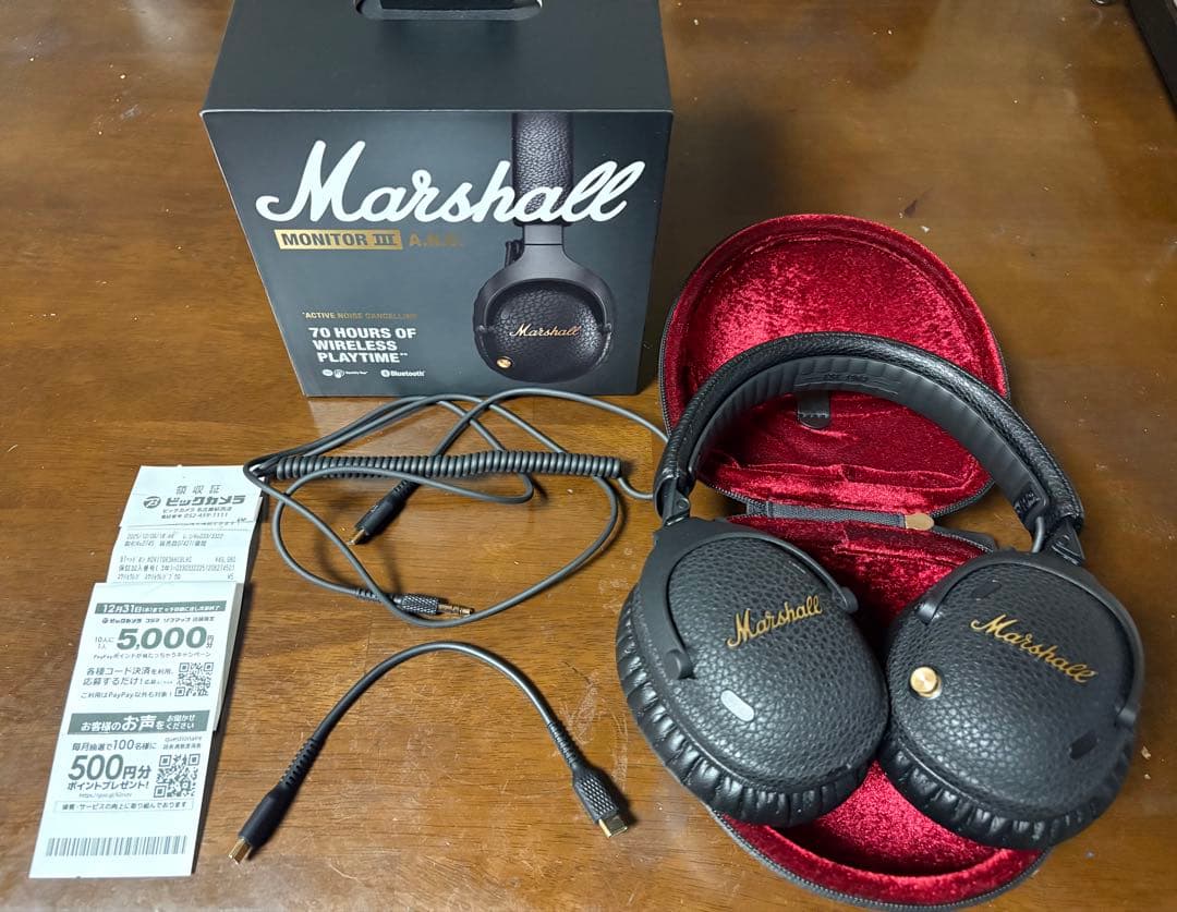 Marshall Monitor III A.N.C. ワイヤレスヘッドホン