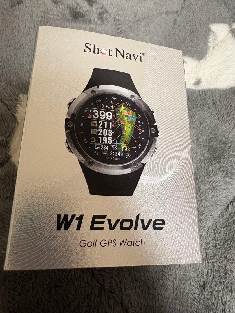 ShotNavi W1 Evolve ゴルフGPSウォッチ