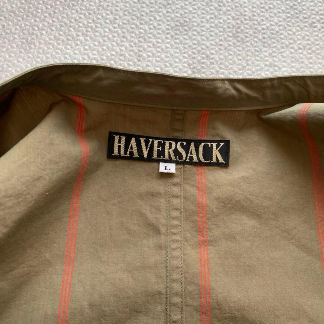 haversack ハバーサック　ドメブラ　L ノーカラー　ジャケット