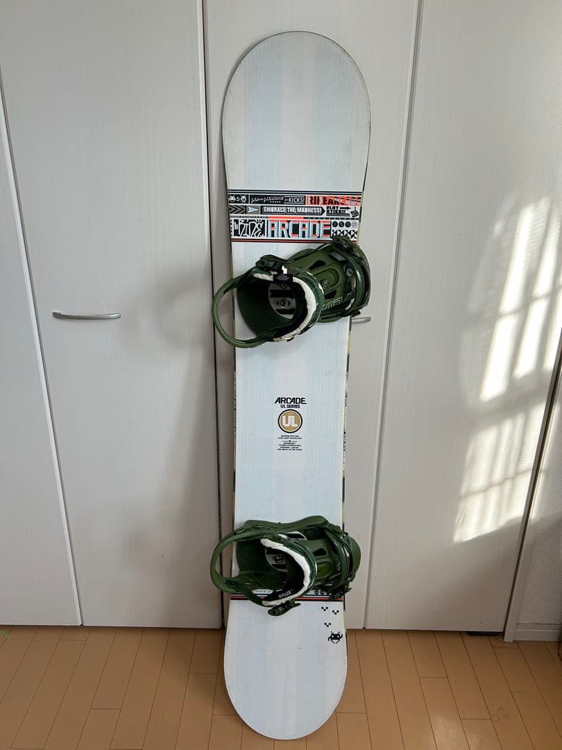 RIDE ARCADE UL 154cm & FLUX TT30 M カバー付き