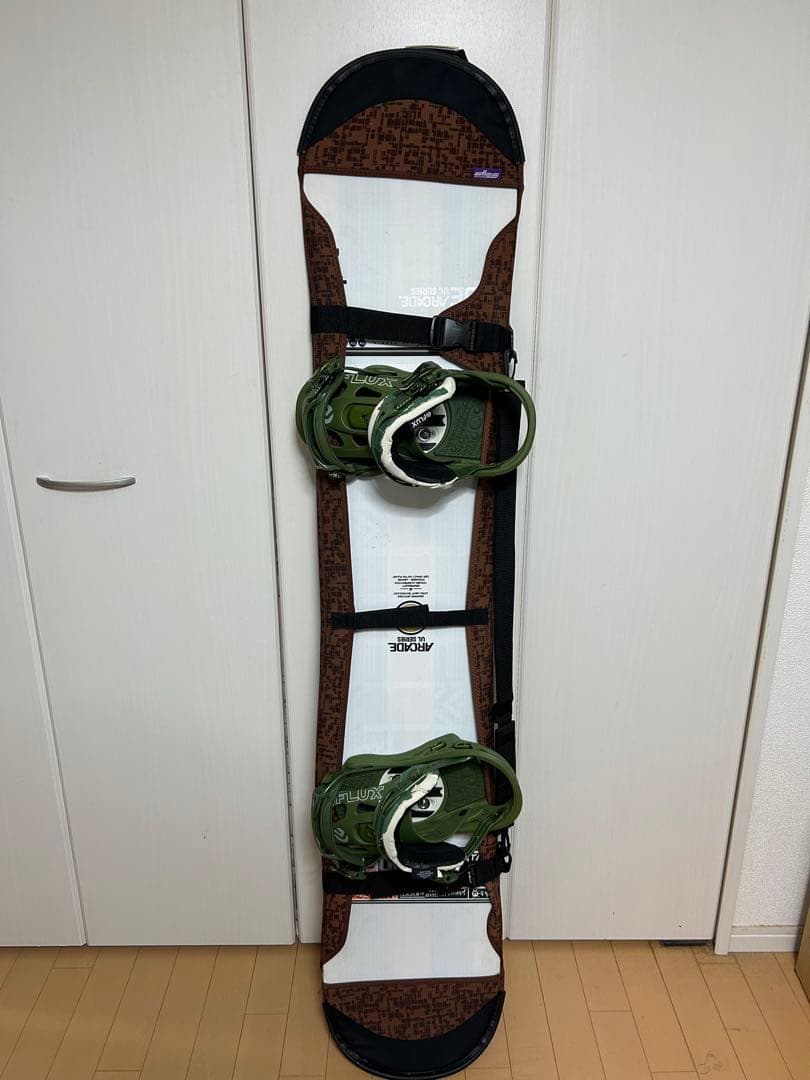 RIDE ARCADE UL 154cm & FLUX TT30 M カバー付き