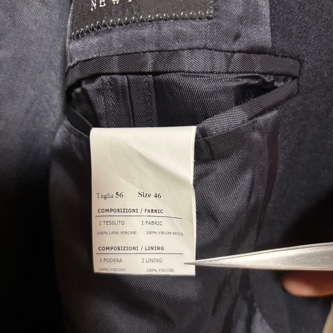 バーニーズニューヨーク × ロロピアーナ ウール チェスターフィールドコート