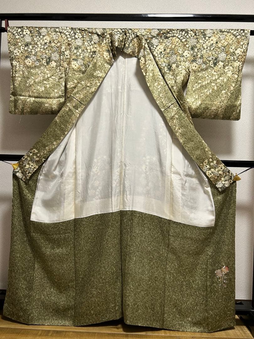 逸品　未使用　【作家物　辻が花　絞り】　訪問着