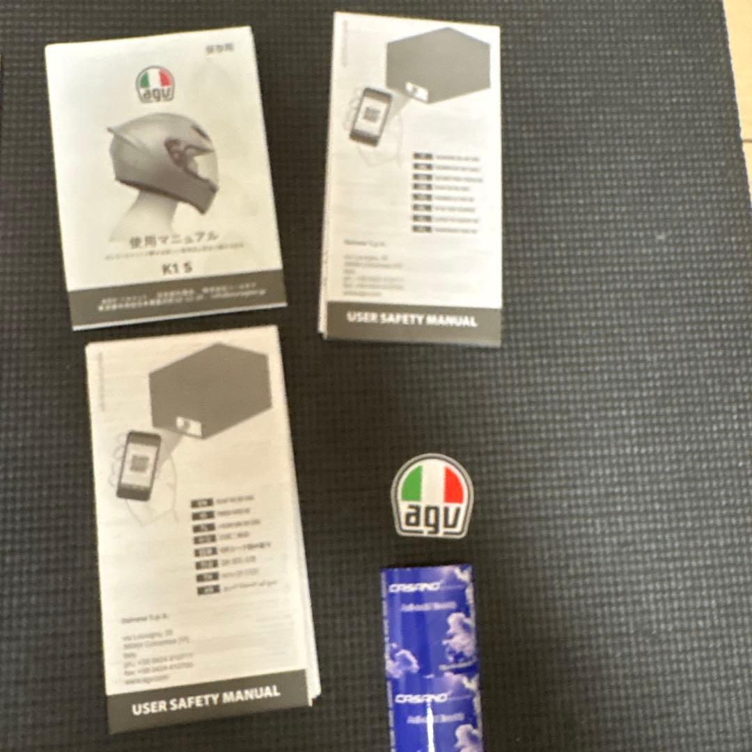 AGV K1S フルフェイスヘルメット Mサイズ ブラック　インカム付き