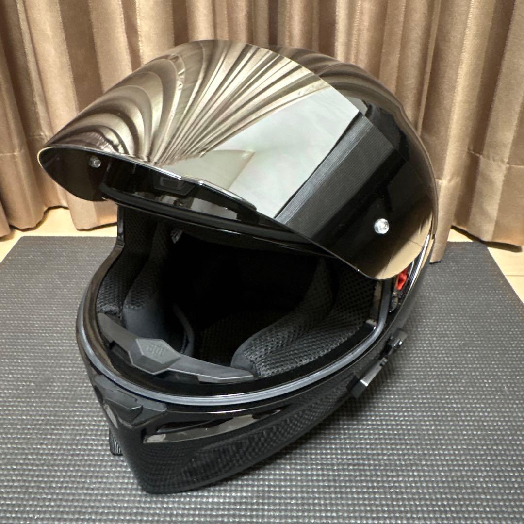 AGV K1S フルフェイスヘルメット Mサイズ ブラック　インカム付き