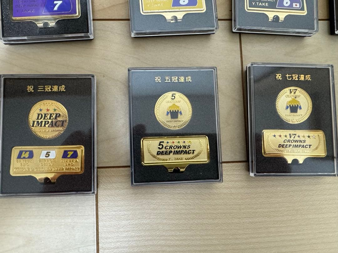 ディープインパクト　ゴルフマーカー　セット