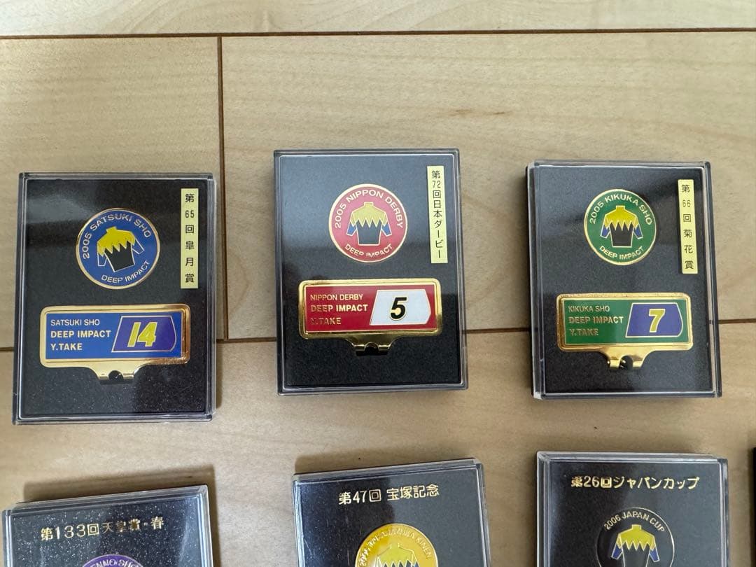 ディープインパクト　ゴルフマーカー　セット