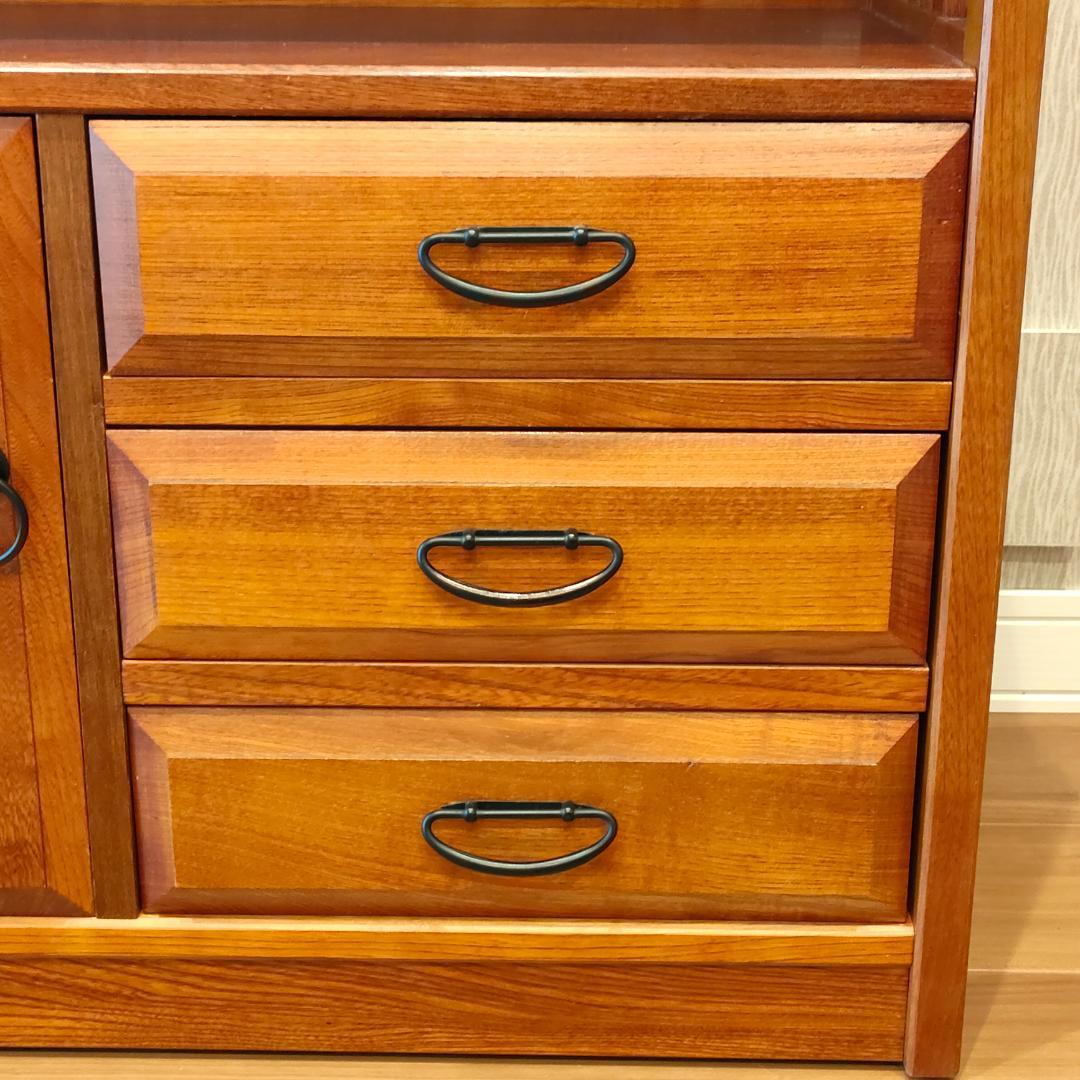 カリモク　和　チェスト　茶箪笥　欅　飾り棚