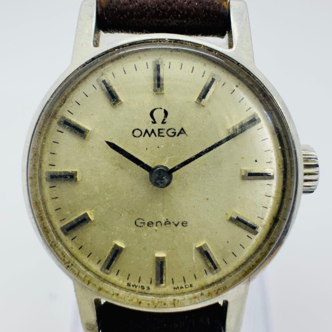 ✨OMEGA✨オメガ✨Geneve✨ジュネーブ✨シルバー✨レディース✨腕時計✨