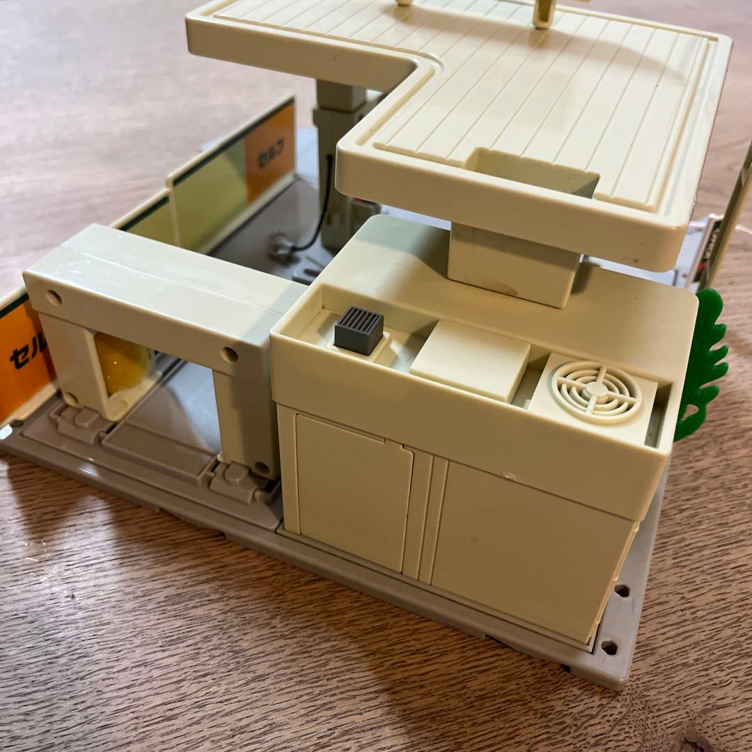 トミカタウン　ガソリンスタンドJOMO トミカ建設カーサービス駐車場　レア絶版