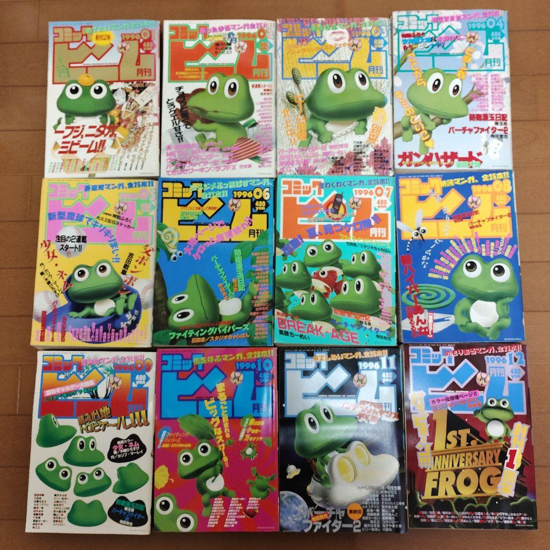 月刊コミック ビーム　1996年 1～12月号　まとめ売り　アスキー