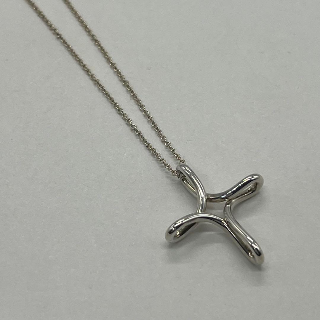 ティファニー エルサペレッティ インフィニティ オープンクロス ネックレス