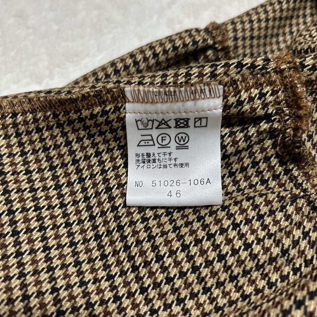 Rose Tiara チェック ティアード チュニック ワンピース 大きいサイズ