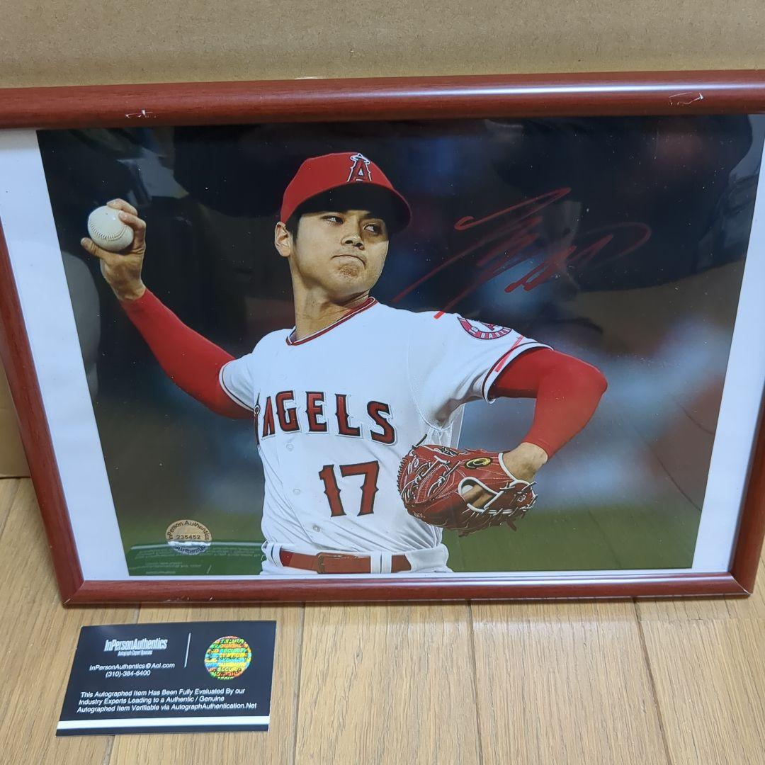大谷翔平選手 直筆サイン入りフォトフレーム 証明書付き
