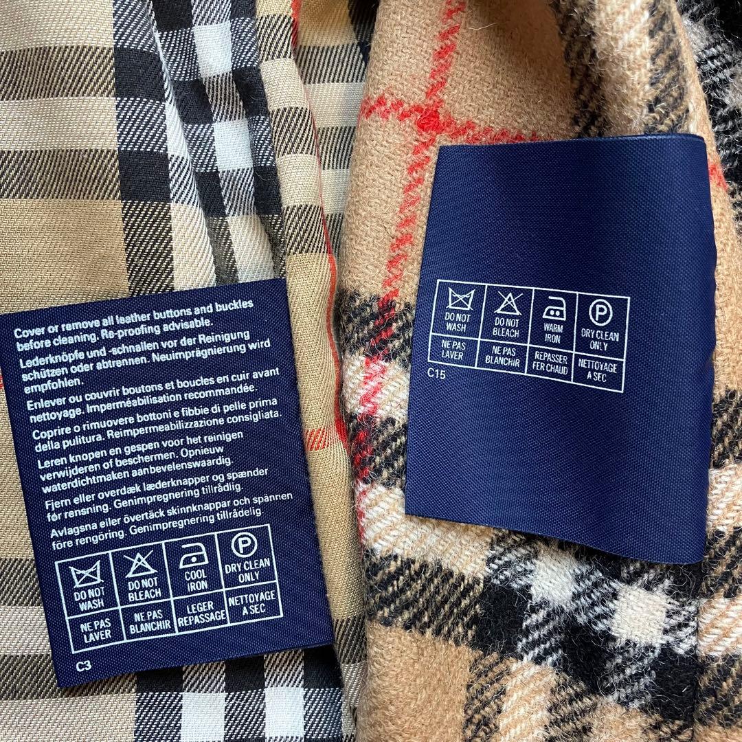美品 Burberrys ライナー付 トレンチコード ノバチェック 丈114