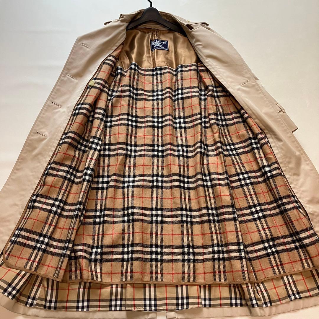 美品 Burberrys ライナー付 トレンチコード ノバチェック 丈114