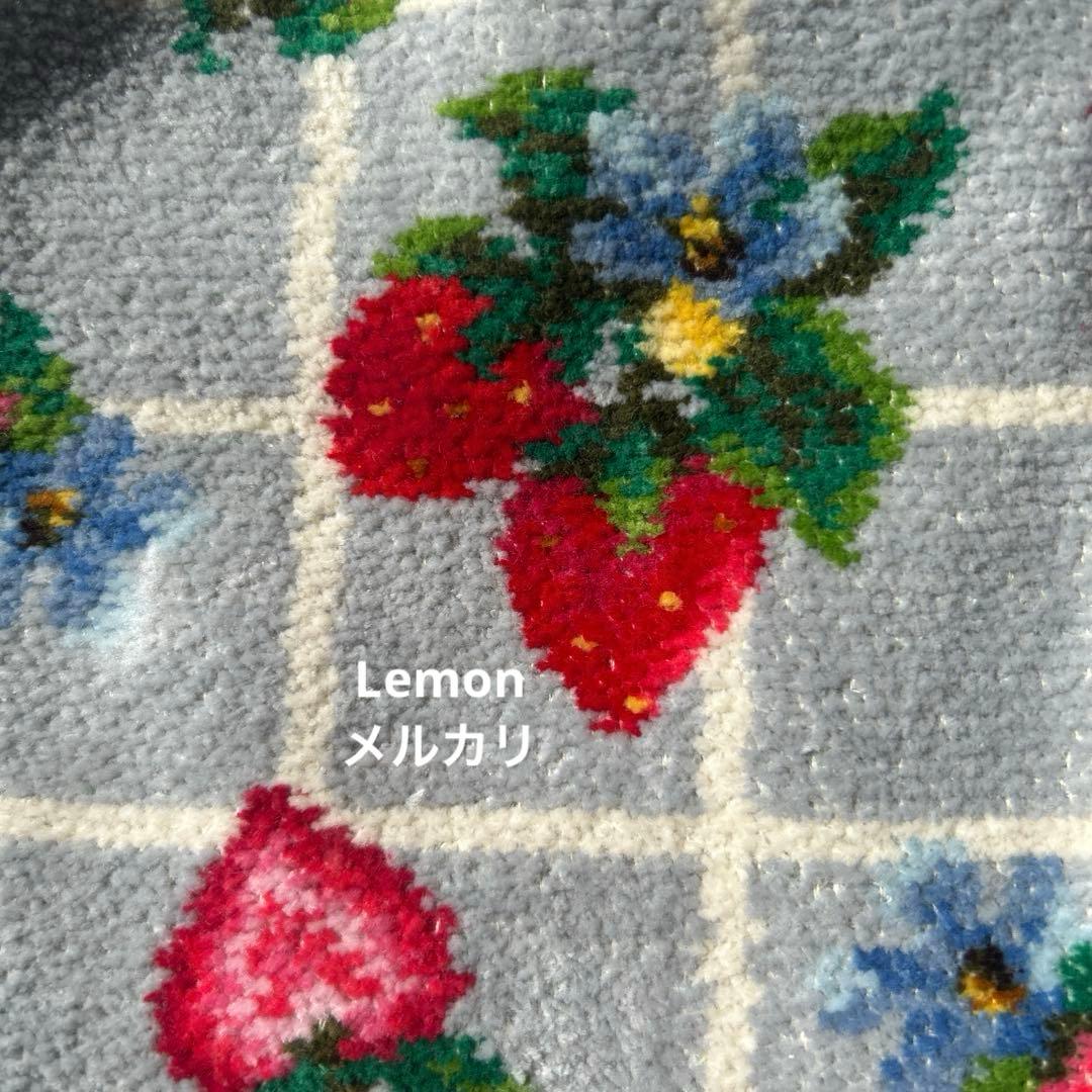 FEILERストロベリーフィールドプティ　手付き巾着　シルバーグレー　新品未開封