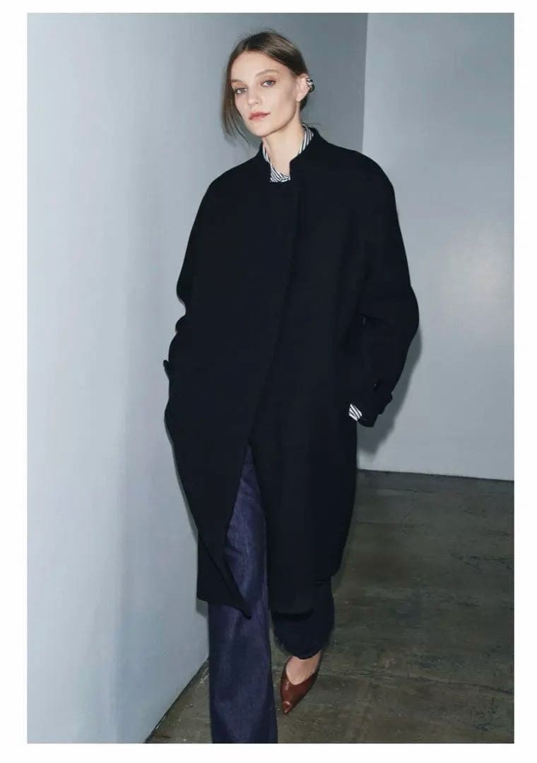 ZARA ZW COLLECTION ウールブレンドコートM