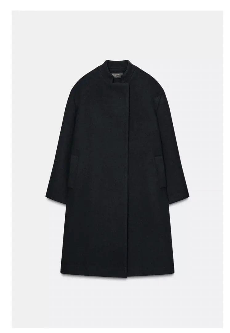 ZARA ZW COLLECTION ウールブレンドコートM