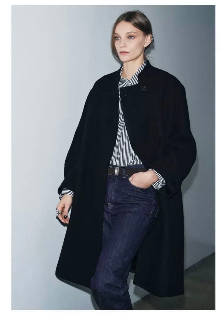 ZARA ZW COLLECTION ウールブレンドコートM