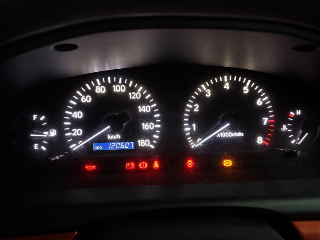 JZX100 ツアラーV MT用メーター （GX100加工品）