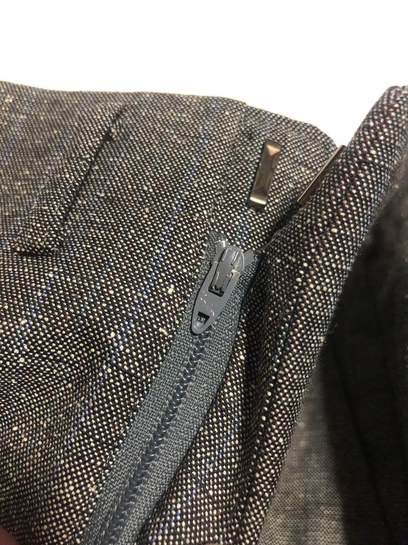 【圧巻の生地感】 70s TALON ウール&シルク ネップ スラックス