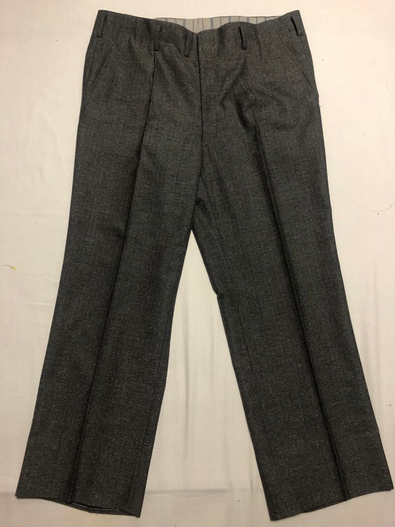 【圧巻の生地感】 70s TALON ウール&シルク ネップ スラックス