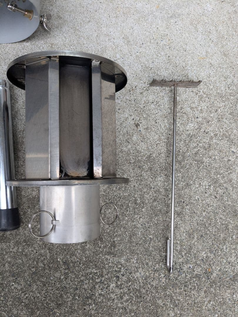 UNIFLAME（ユニフレーム）　ペレットストーブ　煙突ガード＆収納バッグ付き