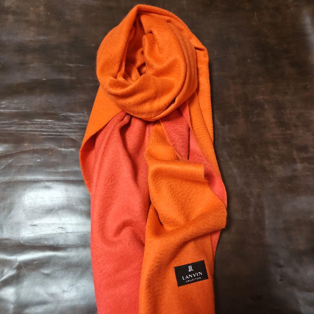 クリスマスローズ　LANVIN　大判カシミヤストール