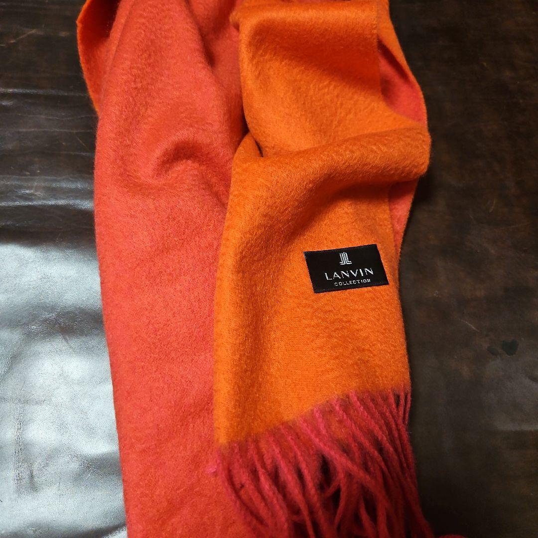 クリスマスローズ　LANVIN　大判カシミヤストール