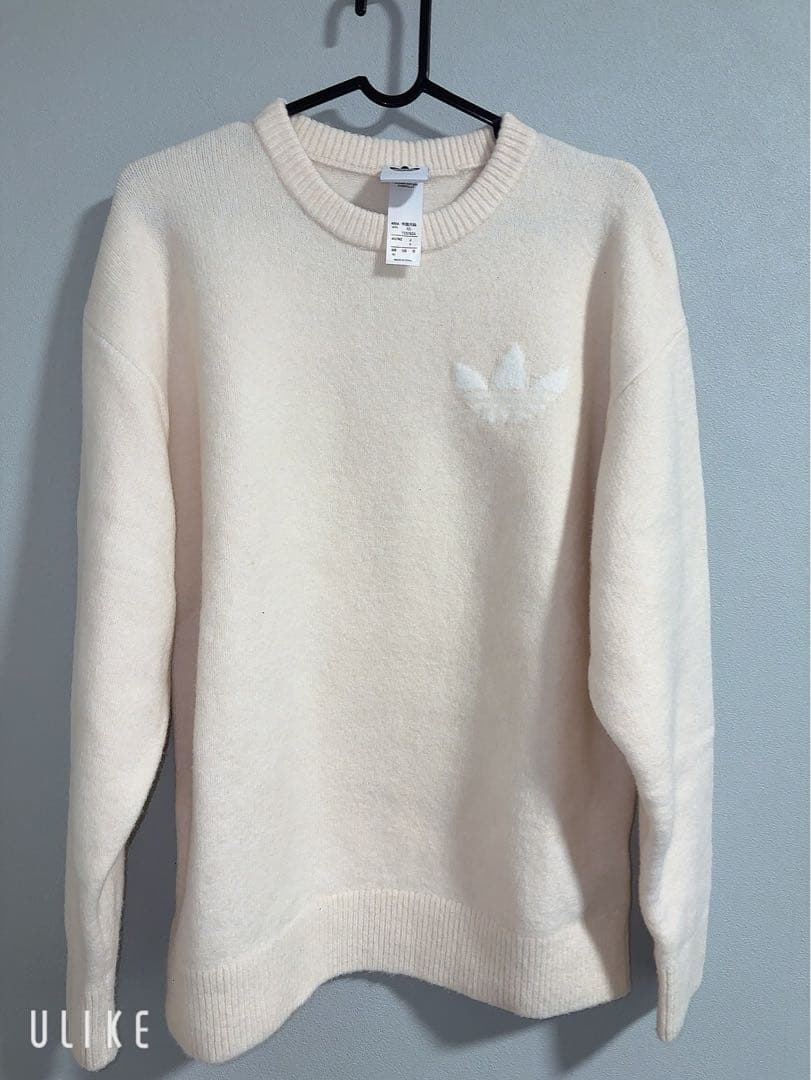 最終値下げ‼️adidas フリース トレーナー クリーム色