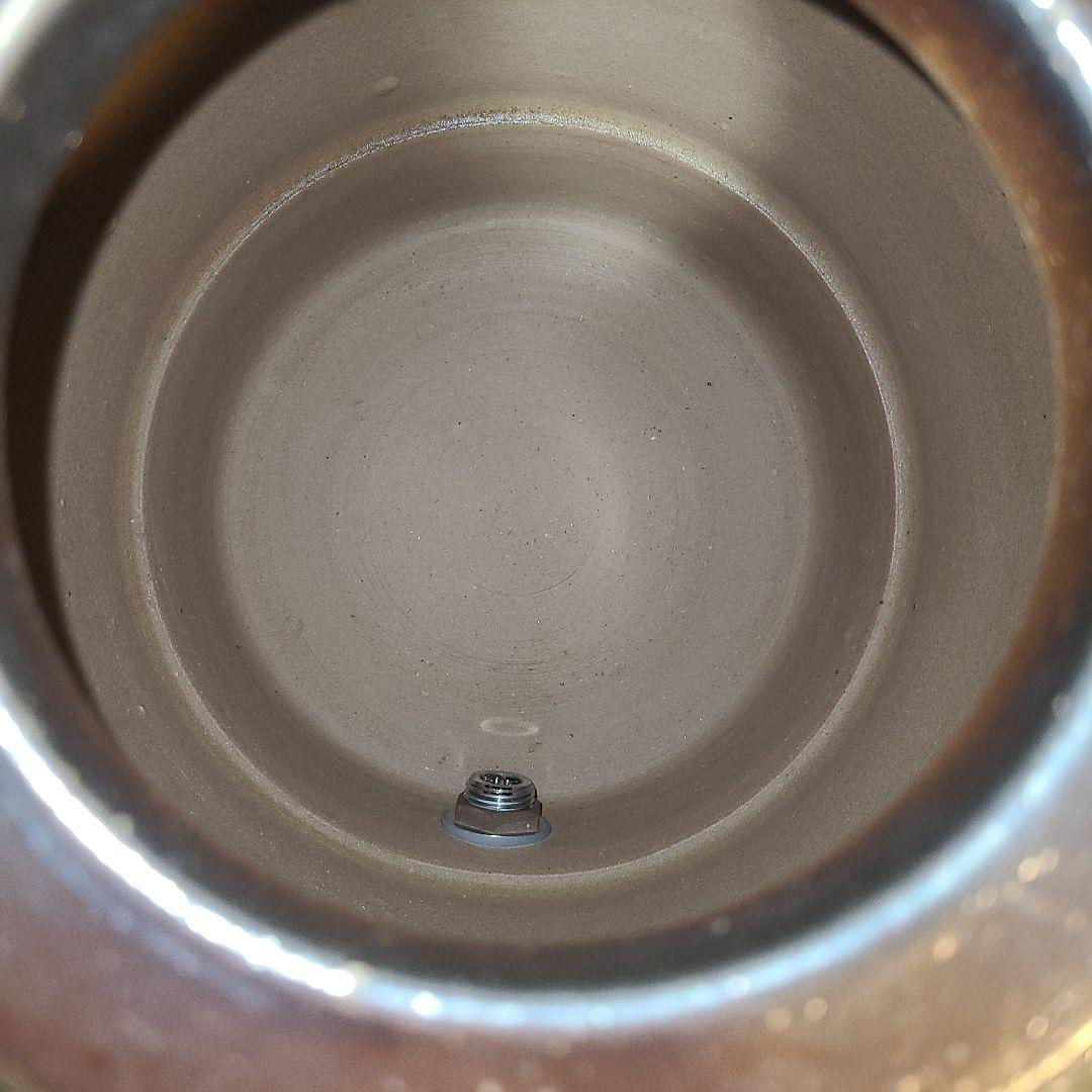 『きららの石』を練り込んだ　素焼きの瓶　7リットル(きららの石1.4kg付き)