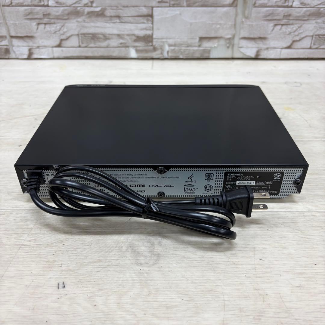 TOSHIBA 東芝 ブルーレイディスクプレーヤー DBP-S500 ②