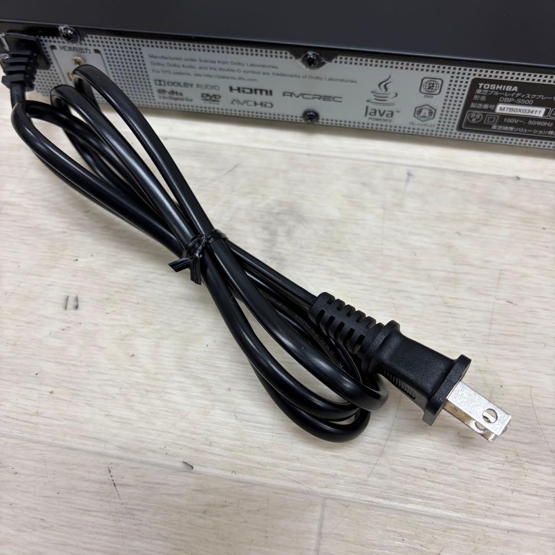 TOSHIBA 東芝 ブルーレイディスクプレーヤー DBP-S500 ②