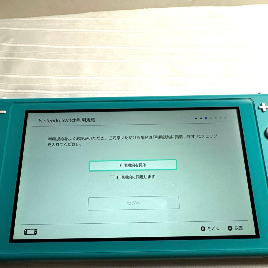 Nintendo Switch Lite ターコイズ 任天堂 ★動作品 美品