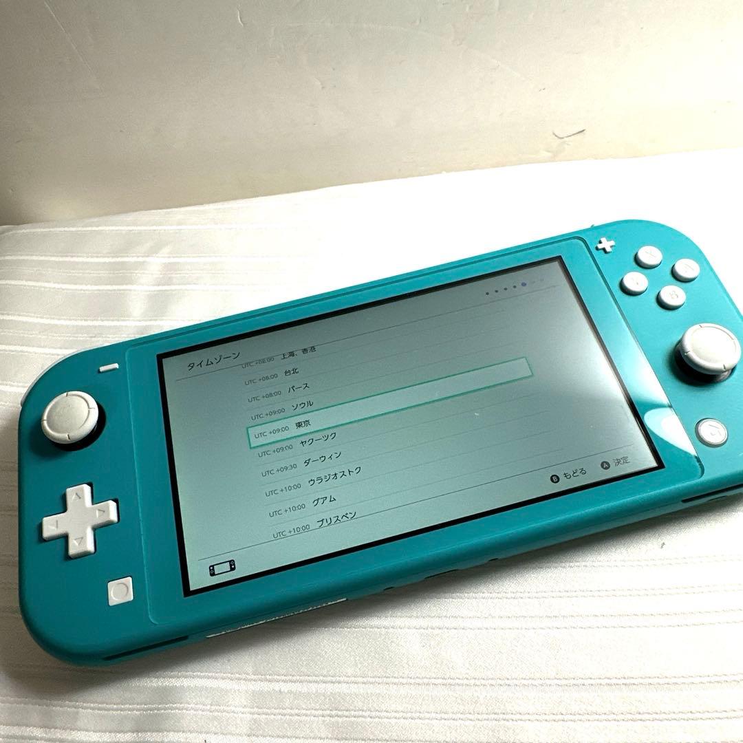Nintendo Switch Lite ターコイズ 任天堂 ★動作品 美品