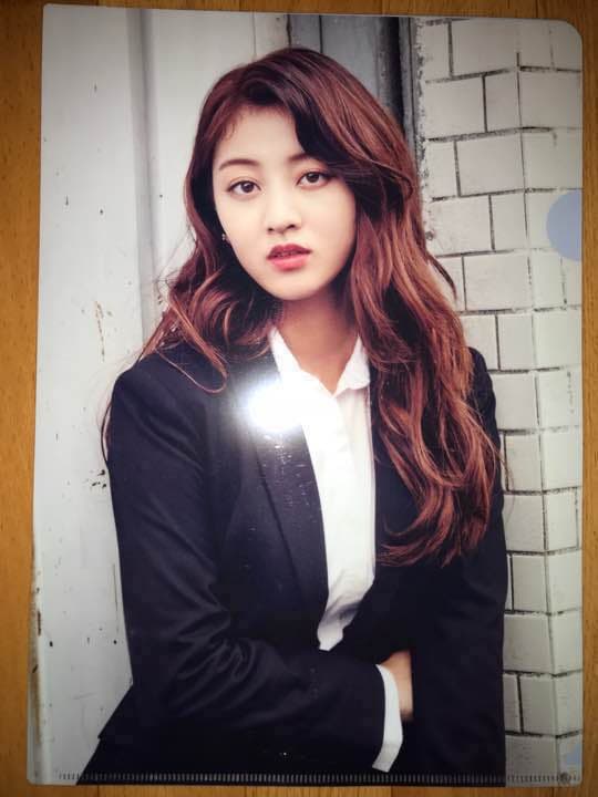 TWICE ONCE BEGINS ジヒョ 公式クリアファイル