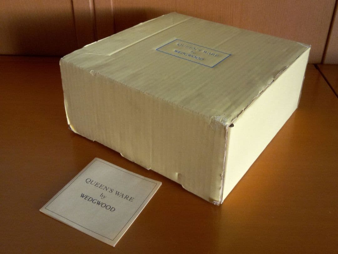 【廃盤・未使用】黒壺 ウェッジウッド クィーンズウェア EDME プレート ５枚