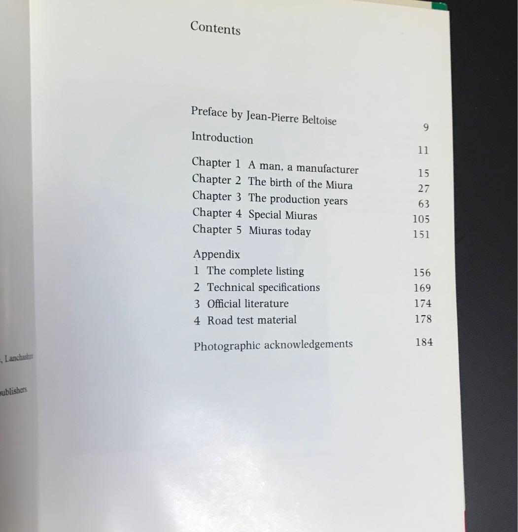 洋書 Lamborghini Miura/P.Coltrin&J.F.Marchet