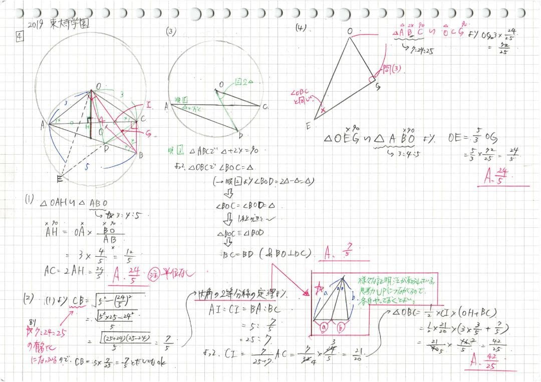 3割引 塾講師オリジナル数学解説 東大寺学園 高校入試 過去問 2008-23