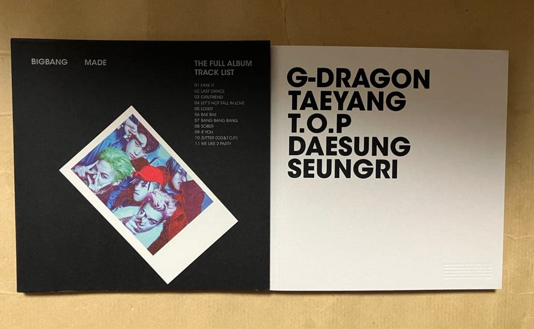 BIGBANG MADE THE FULL ALUBM 韓国初回キャンバス盤仕様