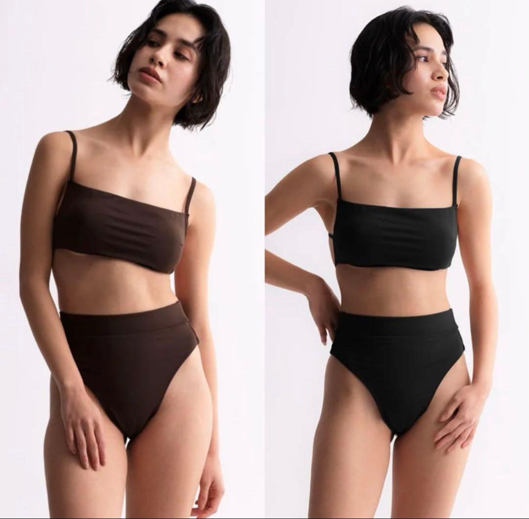 SISANDI｜ブラウンsize1｜BANDEAU ビキニトップ　バンドゥ