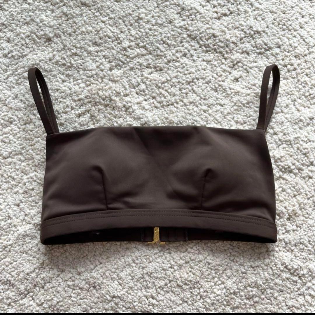 SISANDI｜ブラウンsize1｜BANDEAU ビキニトップ　バンドゥ