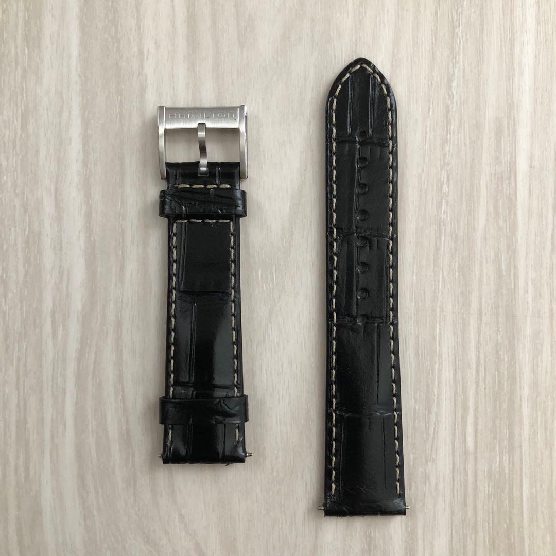 値下げ！【未使用品】HAMILTON カーキフィールドBLACK STRAP
